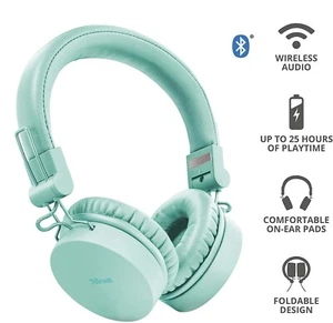 Cuffie Bluetooth senza Fili On-Ear Wireless con Microfono Integrato Ripiegabile - Bild 1 von 11