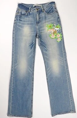 CHRISTOPHER BLUE Designer Women's Jeans Stretch Bootcut Embroidered Size 6 - Image 1 of 4