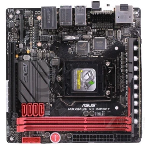 ONE Used ASUS STCOM Z87 MAXIMUS VII IMPACT Socket MotherBoard - Picture 1 of 2