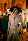 One of the guests at Yves Saint-Laurent's p... - Vintage Photograph 789189