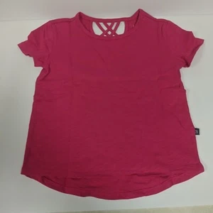 NEW Girls 4/5 GAP Short Sleeve T Shirt Pink - Picture 1 of 4