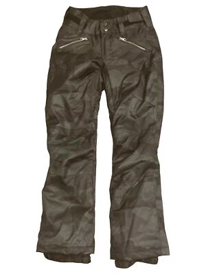 Pantalones de snowboard Iceburg verdes y negros camuflados para nieve y esquí Foto 1 de 2