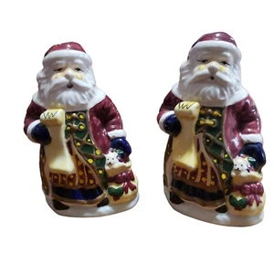 vintage Christmas santa claus salt pepper shakers - Picture 1 of 9