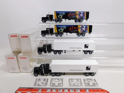 4x wiking H0 1:87 Camion US Peterbilt: 527 01 39 + Alno 2000 Mint + Box # - Immagine 1 di 4