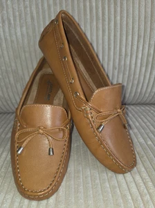 Eastland Women's Tan Leather Marcella Driving Moc Comfort Slip On Shoes 6.5 - Picture 1 of 15