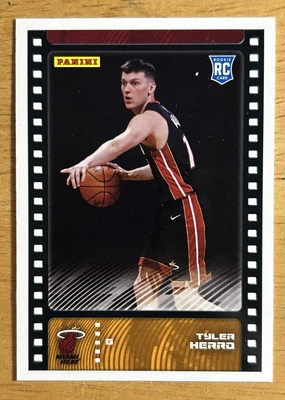 2019-20 Panini NBA Sticker Tyler Herro RC #91 Miami Heat - Image 1 of 2
