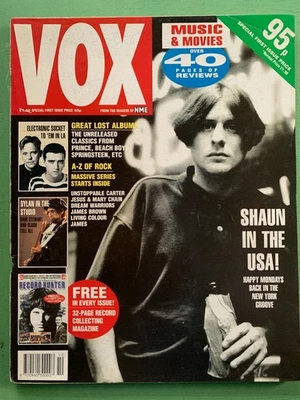 VOX October-1990 HAPPY MONDAYS Electronic James Living Colour Bob Dylan Doors UK - Image 1 of 2
