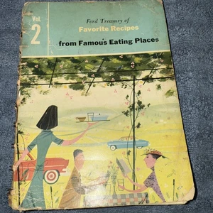 Ford Treasury Of Favorite Recipes From Famous Eating Places Vol 2 1954 Cookbook - Imagen 1 de 15