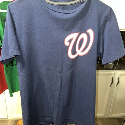 Camiseta de béisbol de los Nacionales de Washington MLB talla mediana #31 Scherzer Foto 1 de 3