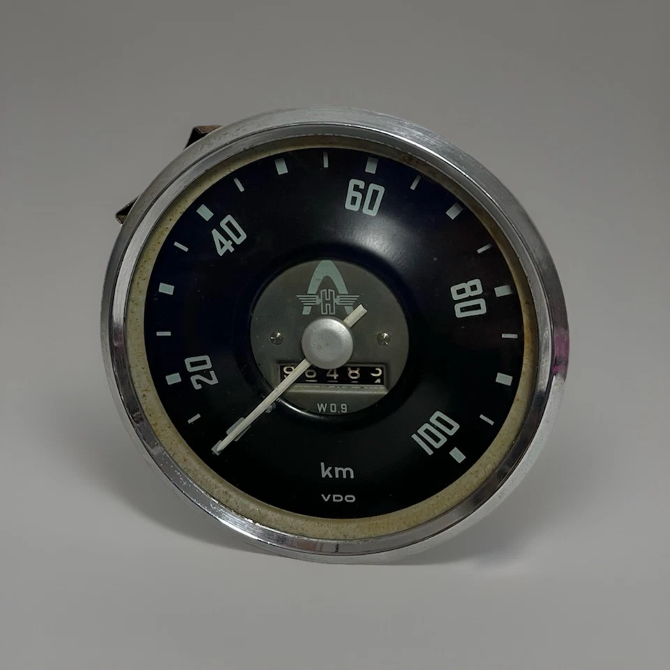 VDO Tachometer Hanomag KMH 100, Ø 120mm, W0,95, 6/59, PKW LKW Oldtimer - Bild 1 von 4
