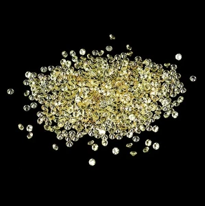 Round Diamond Cut Natural Top Yellow Sapphire 492pcs 3.06ct 1mm Lot Gemstone - Picture 1 of 14