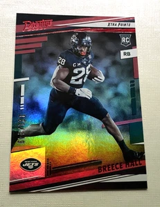 2022 Prestige BREECE HALL Rookie Xtra Points Premium RED #'d /449 NEW YORK JETS - Bild 1 von 2