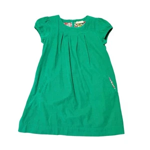 Mini Boden Floral Lined Corduroy Dress Size 6/7 - Picture 1 of 6