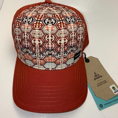 PrAna Lower Pines Trucker Liqueur Tile Adjustable Hat - Image 1 of 3