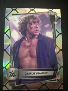 CHARLIE DEMPSEY 2025 Topps Chrome WWE SP Cage Refractor  /37 NXT - Picture 1 of 2