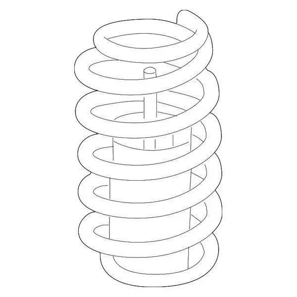 For Dodge Journey 2011-2012 Dodge 68066363AB Rear Coil Spring Foto 1 de 4