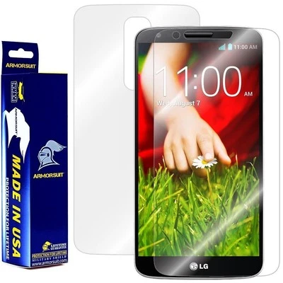 ArmorSuit MilitaryShield LG G2 Screen Protector + Full Body Skin Made in USA - Image 1 of 4