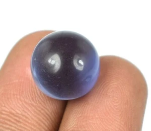 New Product 16 Ct/1 Piece Round Blue Tanzanite Loose Gemstone Ball GH325 - Picture 1 of 10