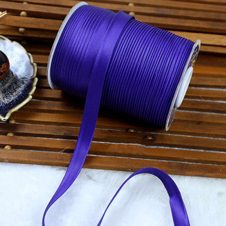 Satin Edge Bias Binding Tape Roll Sewing Trim Ribbon DIY Material Cloth Crafts - Image 1 of 4