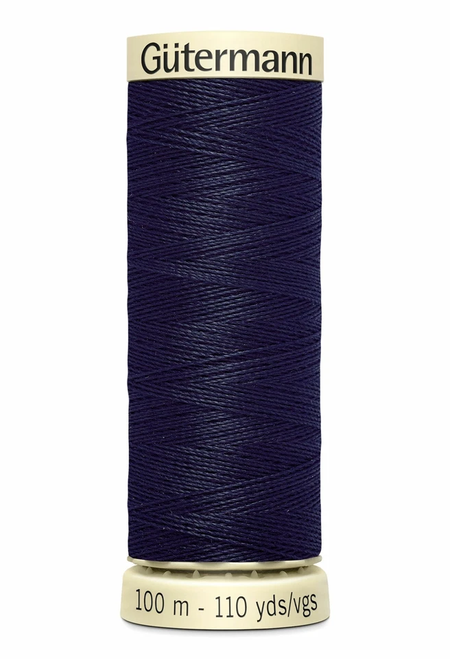 Gutermann Sew-all Thread 100m Colour 339 VERY DARK NAVY BLUE, 100% Polyester - Image 1 of 1