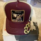 Goorin Bros Friday Drop Trucker ?If You Buckle? Knuckle Hat Moose Rare Sold Out