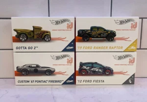 HOT WHEELS ID CAR 1:64 FORD FIESTA, FORD RANGER CUSTOM PONTIAC, GOTTA GO - Imagen 1 de 1