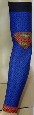 TITANIUM SPORTS Superman Super Man of Steel Blue Sport Arm Sleeve Baseball Football Gamer S