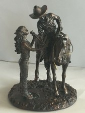 Montana Silversmiths, Cherished, Antique Bronze, Western, Cowboy Cake Top