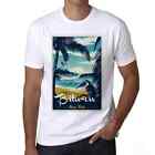 Uomo Maglietta Bitu-On Pura Vida Beach T-shirt Stampa Grafica Divertente Vintage