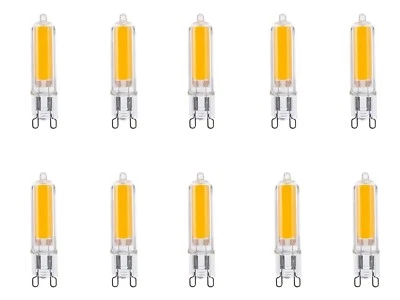 10 X G9 4W COB Led Glass Capsule Light Lamp Bulb 400 Lumen 3000K 4000K or 6500K - Image 1 of 2