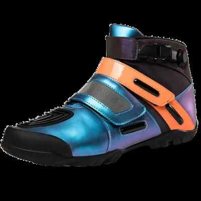 Botas de Motocicleta Para Hombre Aventura Motocross Zapatos Antideslizantes Equipo de Motocicleta Foto 1 de 4