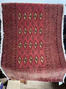 A Hand knotted Persian Turkuman superfine lambswool rug - Picture 1 of 9