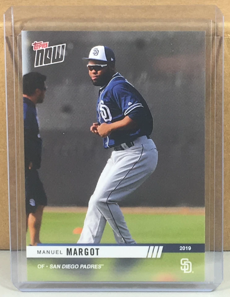 2019 TOPPS NOW ROAD TO OPENING DAY #OD-427 MANUEL MARGOT SD PADRES PRINT RUN 373 - Image 1 of 2