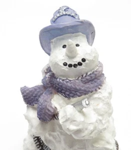 Bombero de resina muñeco de nieve ~ Figura ~ 4" ESTATUA BB6B1218 - Imagen 1 de 7