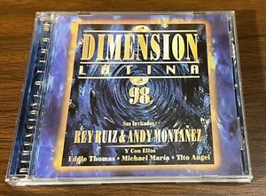 Dimensión Latina 98 w/ Rey Ruiz & Andy Montanez (CD, 1998) 10 tracks- Spanish CD - Imagen 1 de 3
