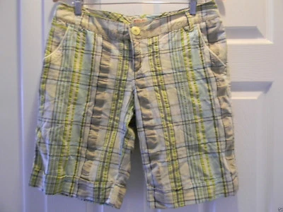 ▐Mossimo Supply Co.▐ MUJERES juniors bermadas a cuadros talla y Foto 1 de 4