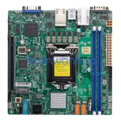 Für Supermicro X12STL-IF Intel C252 LGA1200 DDR4 Mini-ITX Server Mainboard - Bild 1 von 2