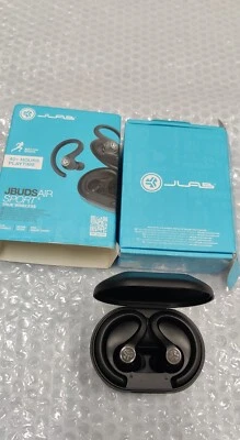 JLab JBuds Air Sport True Wireless Earbuds, Sports Running Headphones Black - Image 1 of 4
