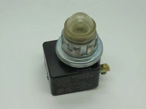 Square D 9001-SKPF1C9 Ser F Flashing Pilot Light 110-120V 50/60Hz Clear Cap USED - Picture 1 of 4