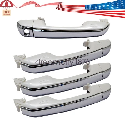 4pcs Starfire Pearl Outer Door Handle For Lexus GX460 2010-2018 New - Image 1 of 4