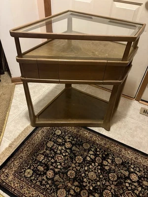 Mesa auxiliar Harold Schwartz para mesita de noche Romweber rara e inusual Foto 1 de 4