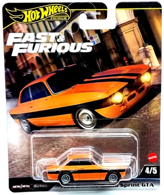 Hot Wheels Premium Auto Fast & Furious car Alfa Romeo Giulia 4/5