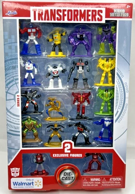 Transformers Series 2 Die Cast Nano Metalfigs 18 Figure Collector Set Jada Toys - Image 1 of 4