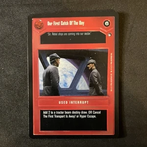 1996 Star Wars CCG Hoth Our First Catch Of The Day Near Mint - Picture 1 of 2