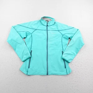 Eddie Bauer Jacke Damen Medium türkis First Ascent leichter Mantel mit durchgehendem Reißverschluss - Bild 1 von 10