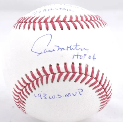 Paul Molitor Signed Rawlings OML Baseball w/4 Inscriptions- Beckett W Holo *Blue - Image 1 of 3