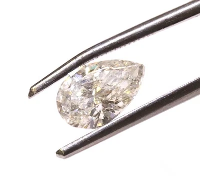GIA loose certified 1.71ct I1 H Brilliant pear fancy shape Natural diamond - Image 1 of 4