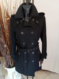 Cappottino Donna Trench Tessuto Lana E Cachemire Taglia 42 Allegri Milano - Picture 1 of 9