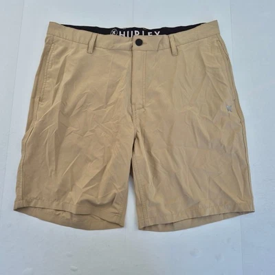 Pantalones Cortos HURLEY 38 Beige Hombre Carga Poliéster Casual Exterior - Imagen 1 de 4