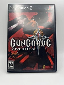 Gungrave: Overdose Sony PlayStation 2 PS2 Complete CIB W Reg Card Insert Tested - Picture 1 of 6